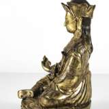 Feuervergoldete Bronze des Padmasambhava - photo 4