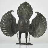 Bronze-Weihrauchbrenner in Form eines mythologischen Vogels - photo 3