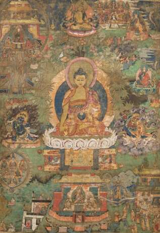 Thangka mit Darstellung des Padmasambhava - photo 1