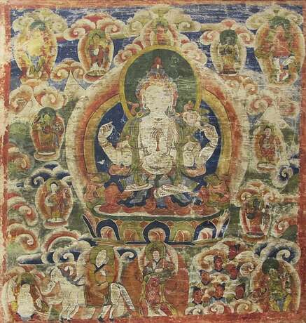 Thangka mit Darstellung des Sadaksharilokeshvara - фото 1
