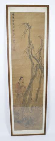 Malerei mit Darstellung des Wang Xizhi am Gänseteich - photo 2