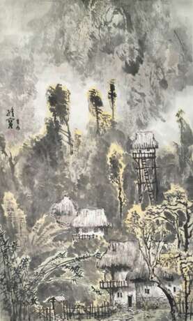 Wang Weibao (geb. 1942), zugeschrieben - Dorfansicht - photo 1