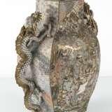 Satsuma-Vase mit Dekor von Kriegern und seitlichen Handhaben in Form von Drachen - Foto 2
