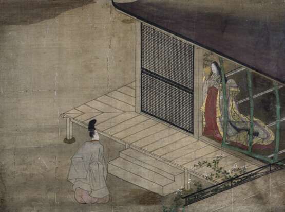 Szene aus der Geschichte des Prinzen Genji (Genji Monogatari) - Foto 1