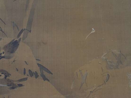 Malerei von Sperlingen und Bambus - photo 4