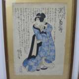 Konvolut Farbholzschnitte, u. a. Utagawa Hiroshige, teils gerahmt - Foto 2
