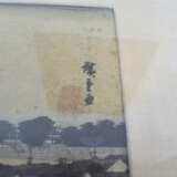 Konvolut Farbholzschnitte, u. a. Utagawa Hiroshige, teils gerahmt - Foto 9