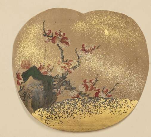 Fächermalerei und Farbholzschnitt von Utagawa Hiroshige (1797-1858) - Foto 1