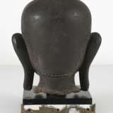 Kopf des Buddha aus Papier-Machée mit schwarzer Lackauflage - photo 3