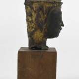 Buddhakopf aus Bronze - Foto 3