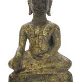 Kleine Bronze des sitzenden Buddhas - photo 1