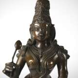 Bronzefigur der stehenden Parvati - Foto 3