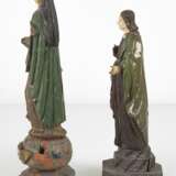 Zwei Holz-Skulpturen christlicher Figuren - Foto 2