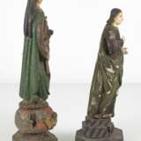 Zwei Holz-Skulpturen christlicher Figuren - Foto 4