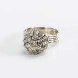 Art-déco-Ring mit Brillant und Diamanten - Foto 1