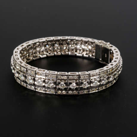 Schweres Armband mit Brillanten und Diamanten - фото 1