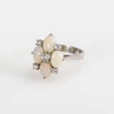 Ring mit Opalen, Brillant und Diamanten - photo 2