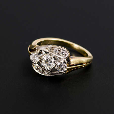 Ring mit Brillanten und Diamanten - Foto 1