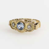 Ring mit hellblauem Spinell und Brillanten - фото 2