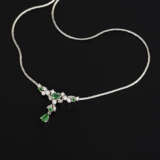 Smaragd-Collier mit Brillanten - photo 2