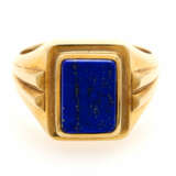 Herrenring mit Lapislazuli - photo 1