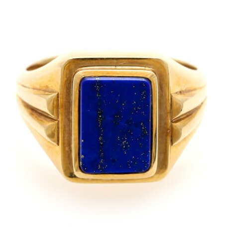 Herrenring mit Lapislazuli - photo 1