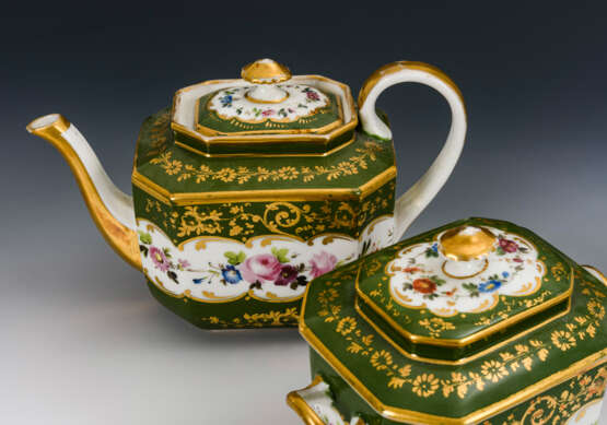 Französisches Biedermeier-Teeservice - photo 2