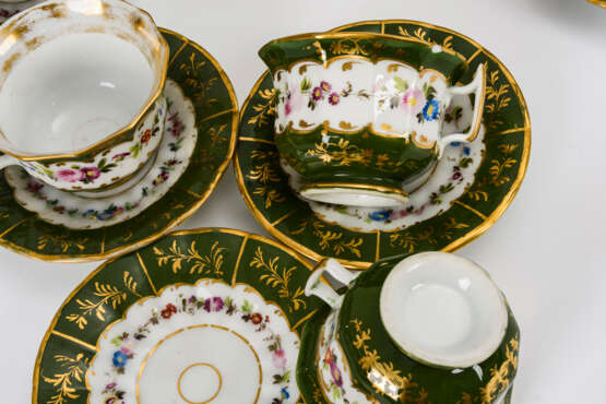 Französisches Biedermeier-Teeservice - Foto 3