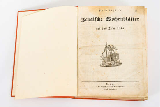Privilegierte Jenaische Wochenblätter 1844 - 1846 - Foto 1