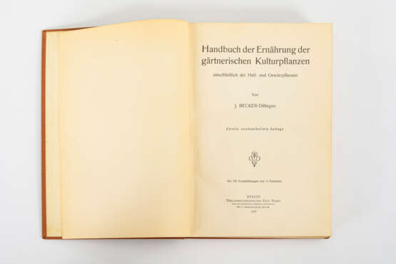 Handbuch der Ernährung der gärtnerischen Kulturpflanzen - фото 1