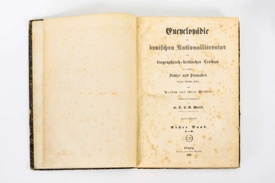 Encyclopädie der deutschen Nationalliteratur oder biographisch-kritisches Lexicon [...] - Foto 1