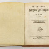 2x "Gothaische Gelehrte Zeitungen auf das Jahr... " 1790 und 1791 - фото 1