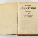2x "Gothaische Gelehrte Zeitungen auf das Jahr... " 1790 und 1791 - фото 3