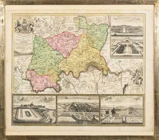 HOMANN, Johann Baptist (Erben). Landkarte der Stadt London. - photo 1