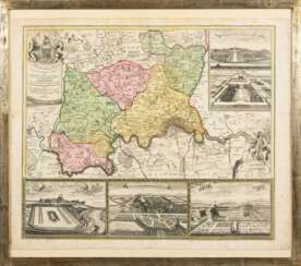 HOMANN, Johann Baptist (Erben). Landkarte der Stadt London.