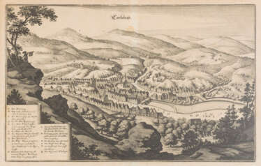MERIAN, Matthäus (1593 Basel - 1650 Schwalbach). "Carlsbad".