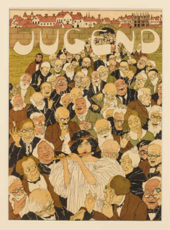 ZUMBUSCH, Ludwig Joseph Kamillus (1861 - 1927). Titelblatt "Jugend". - Foto 1