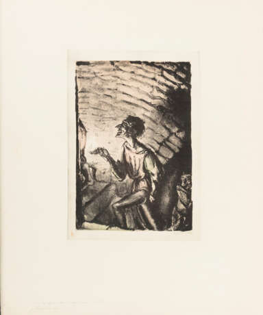 WEBER, Andreas Paul (1893 Arnstadt - 1980 Schretstaken). 8 Werke zu Balladen von Francois Villon . - фото 8