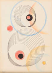 RETS, Jean (1910 Paris/Frankreich - 1998 Lüttich/Belgien). Kinetische Komposition mit Kreisen.