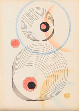 RETS, Jean (1910 Paris/Frankreich - 1998 Lüttich/Belgien). Kinetische Komposition mit Kreisen. - photo 1