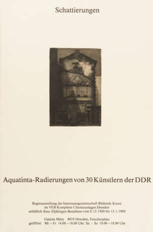 15 Ausstellungsplakate Dresden von Künstlern der DDR. - фото 15