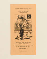 NEZVAL, Vitezslav (1900 Biskoupky/Tschechien - 1958 Prag). "Sieben Lithografien nach Gedichten".