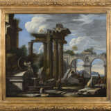 ROBERTI, Domenico (1642 Rom - 1707). Ruinenlandschaft mit Staffage. - фото 3
