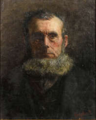 GOEPFART, Franz (1866 Mönchenholzhausen - 1926 Weimar). Porträt eines bärtigen Mannes.