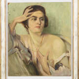 BERN, H.. Porträt einer jungen Frau. - Foto 2