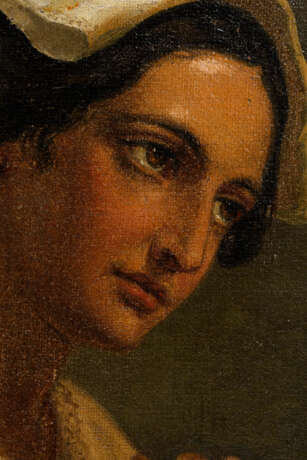 Rom um 1840: Junge Frau bei der Andacht. - фото 2