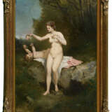 Französischer Maler 19. Jahrhundert: Akt mit Kind. - Foto 3