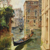 BROMBO, Angelo (1893 Chioggio - 1962 Venedig). Gondoliere in Venedig. - Foto 1