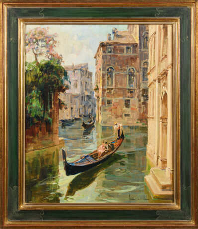 BROMBO, Angelo (1893 Chioggio - 1962 Venedig). Gondoliere in Venedig. - photo 3