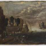 Landschaftsmaler 18. Jahrhundert: Zwei Landschaften mit Küstenstädten. - photo 5
